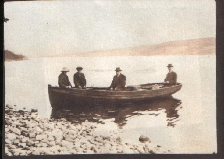 Charles and John Campbell on Loch Ericht