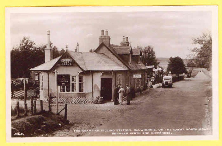 The Grampian Tea Rooms and filing station