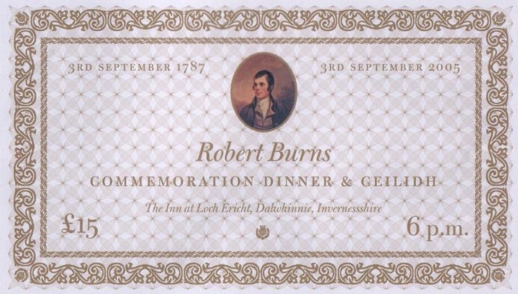 Robert Burns Visit Commemoration