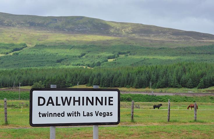 Dalwhinnie - twinned with Las Vegas
