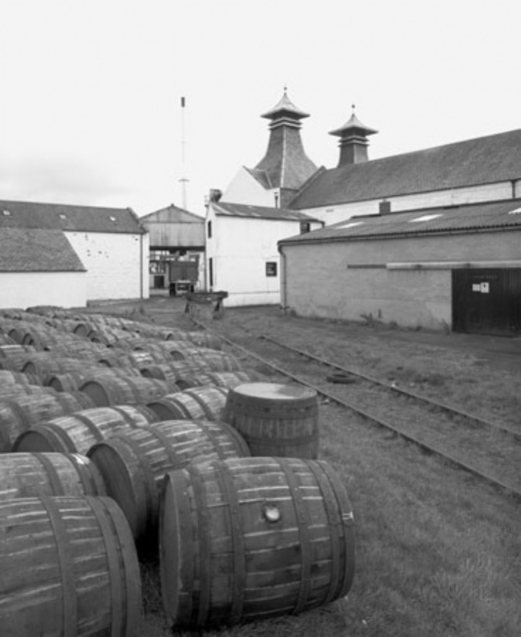 Dalwhinnie distillery railway sidings