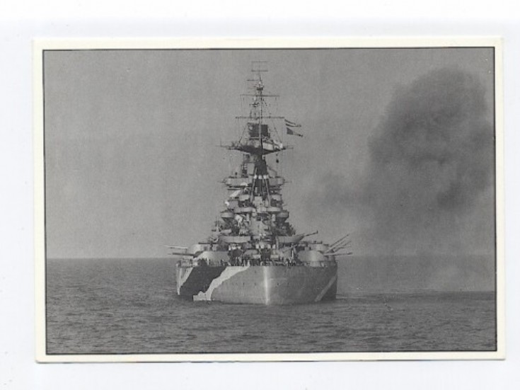 HMS Rodney firing