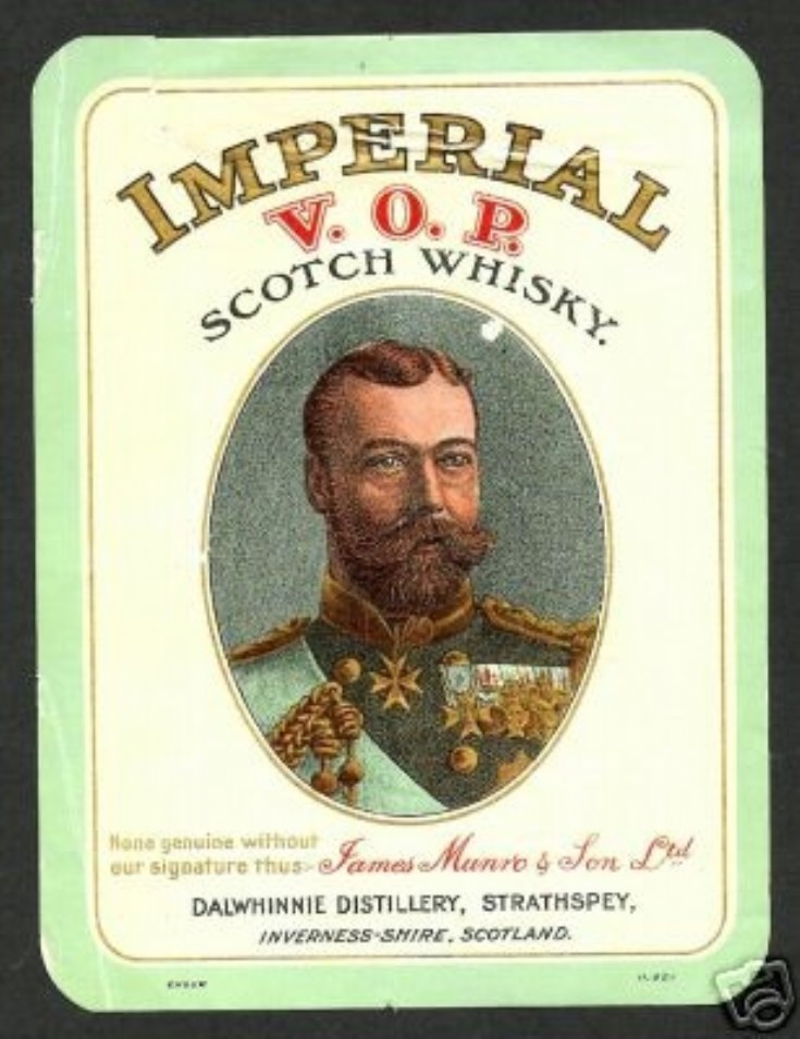 James Munro & Sons Ltd whisky label