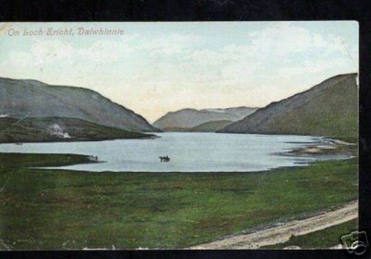 Loch Ericht at its natural level in 1911