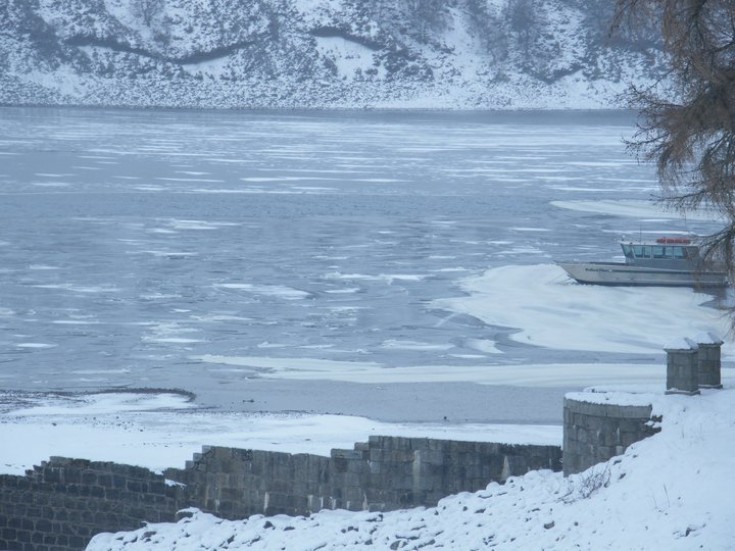 Loch Ericht frozen 