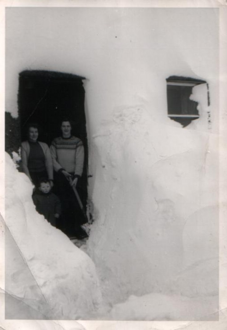 Winter at Dalwhinnie Distillery 1963