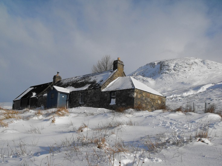 McCook's Cottage in winter