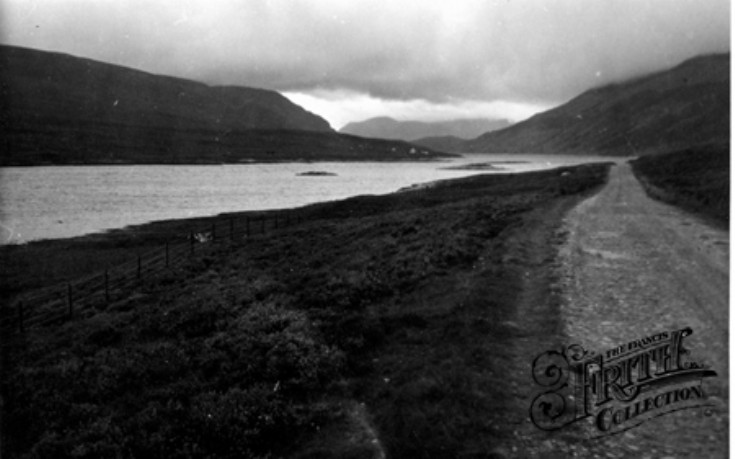 Old photo of Loch Ericht