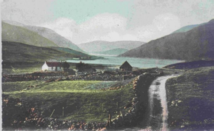 Very old postcard of Loch Ericht
