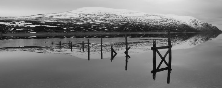 Loch Ericht in the bleak midwinter